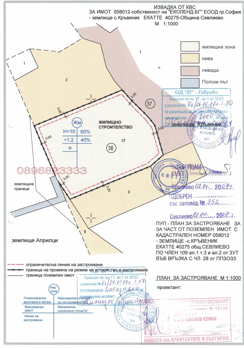 Продава ПАРЦЕЛ, гр. Априлци, област Ловеч, снимка 2 - Парцели - 52786496