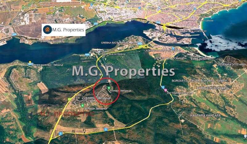 Продава ПАРЦЕЛ в град Варна, с. Звездица - 49000 кв.м / 900 000 € » 1 760 247.00 лв., М.Г. ПРОПЪРТИС