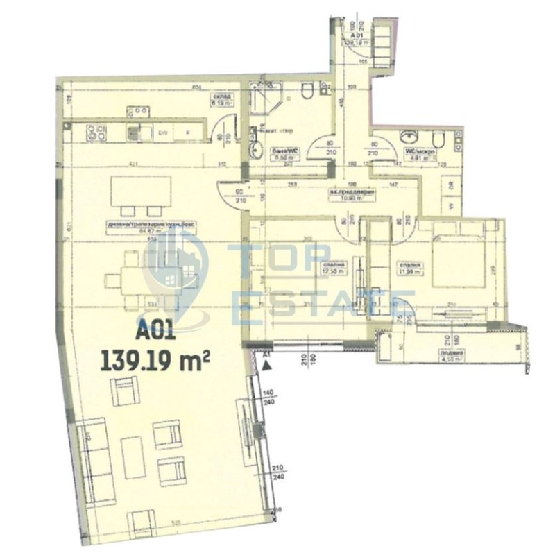 Продава 3-СТАЕН, гр. Велико Търново, Бузлуджа, снимка 4 - Aпартаменти - 47602357