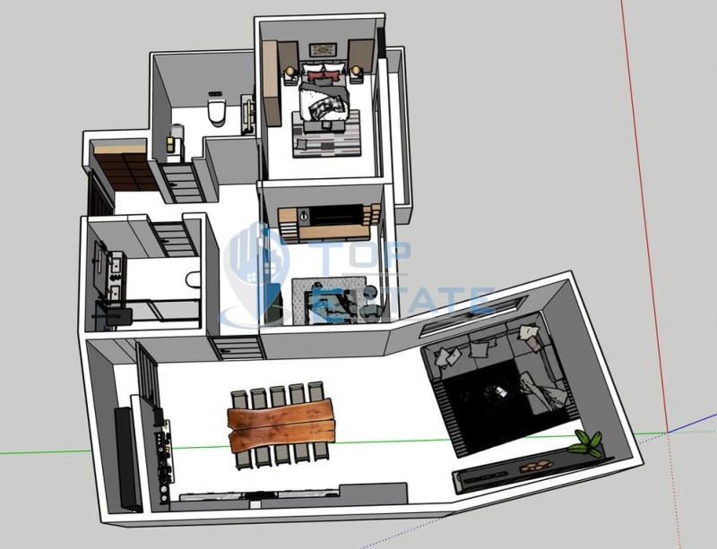 Продава 3-СТАЕН, гр. Велико Търново, Бузлуджа, снимка 3 - Aпартаменти - 47602357