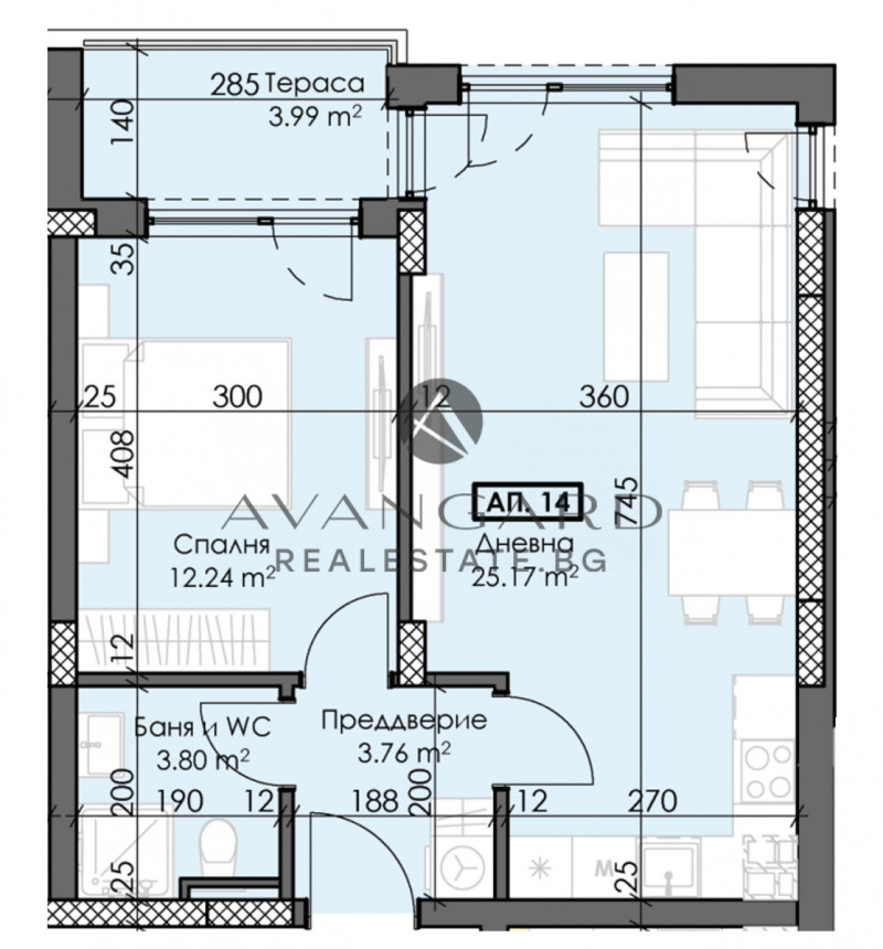 De vânzare  1 dormitor Plovdiv , Traciia , 67 mp | 26000779 - imagine [4]