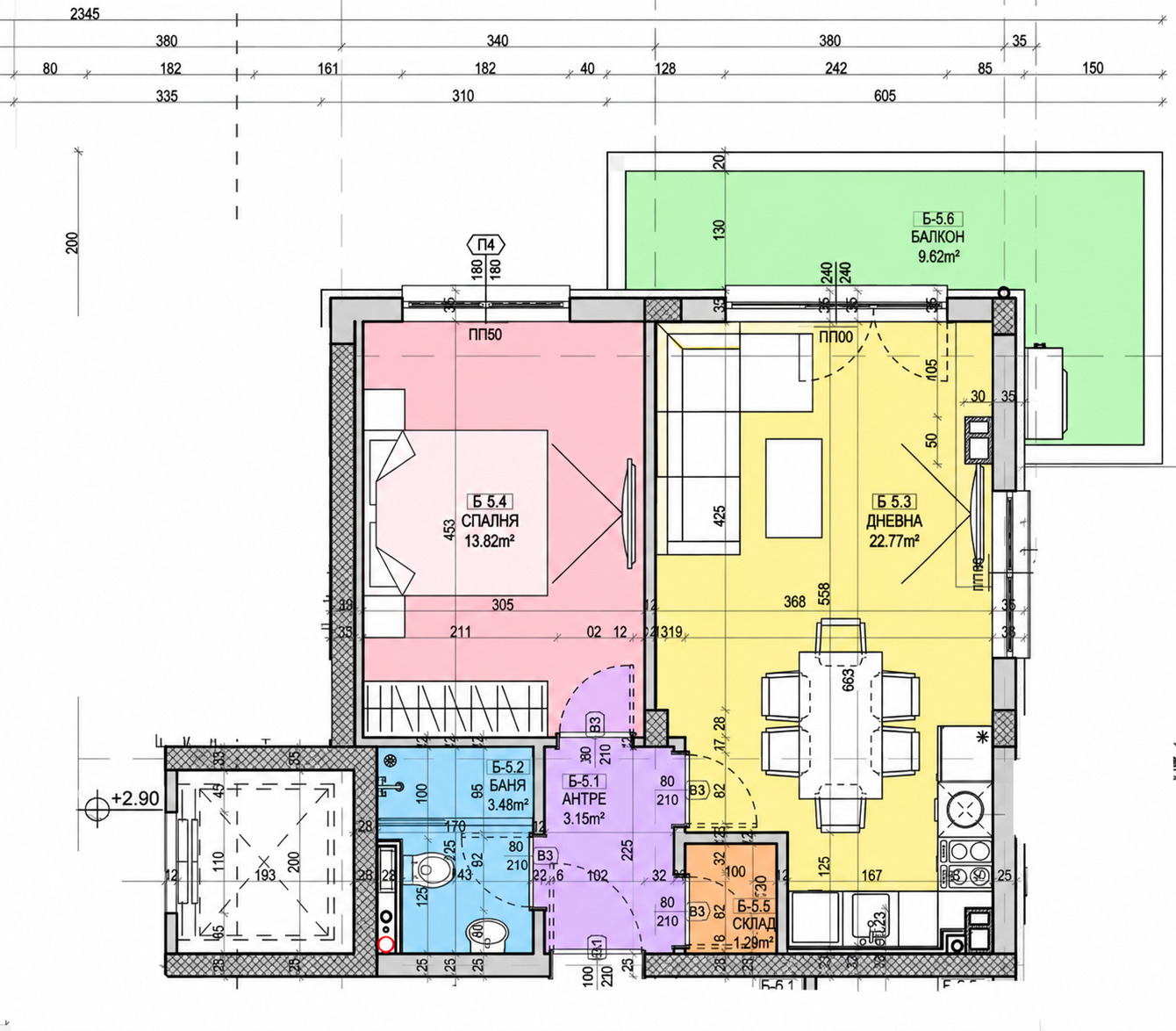Продава 2-СТАЕН, гр. София, Витоша, снимка 3 - Апартаменти - 56081939