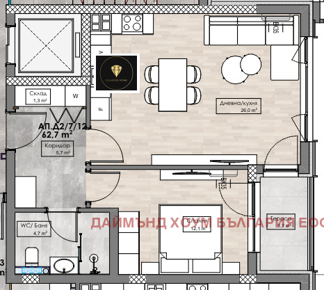 Продава 2-СТАЕН, гр. Пловдив, Кършияка, снимка 2 - Aпартаменти - 48013729