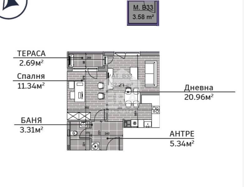 Продава 2-СТАЕН, гр. Варна, Възраждане 2, снимка 4 - Апартаменти - 53232408