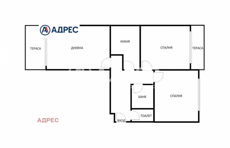 Te koop  2 slaapkamers Varna , Zimno kino Trakija , 90 m² | 85370773 - afbeelding [4]