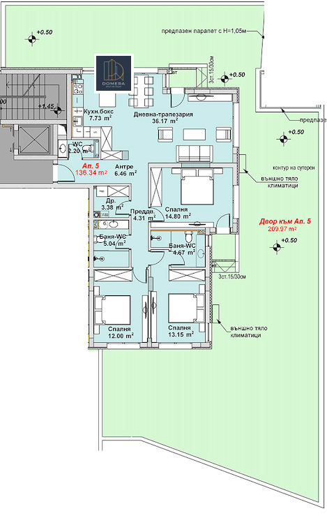Продава МНОГОСТАЕН, гр. София, Бояна, снимка 2 - Апартаменти - 53779310