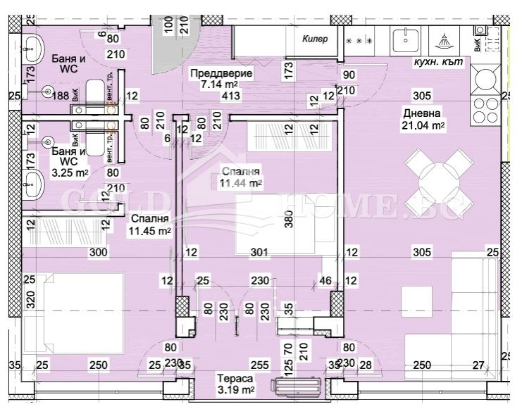 Продава 3-СТАЕН, гр. Пловдив, Христо Смирненски, снимка 2 - Апартаменти - 55033073