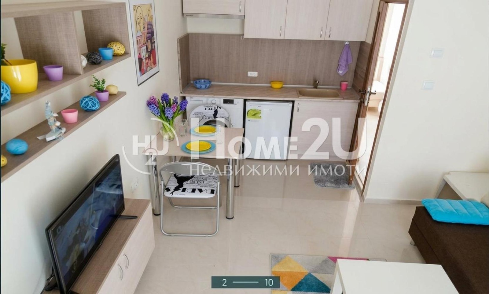 Продава 1-СТАЕН, гр. Бургас, Лазур, снимка 3 - Апартаменти - 54217871