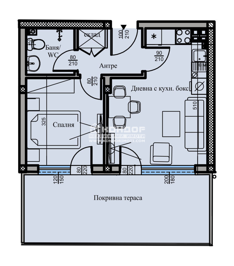 Продава 2-СТАЕН, гр. Пловдив, Въстанически, снимка 2 - Aпартаменти - 48366502