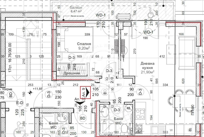 Till salu  1 sovrum Varna , Biznes hotel , 60 kvm | 46782345 - bild [2]