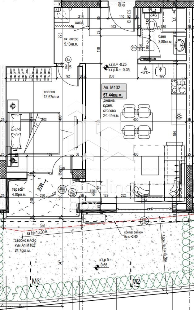 Продава 2-СТАЕН, гр. Пловдив, Христо Смирненски, снимка 2 - Апартаменти - 54344382