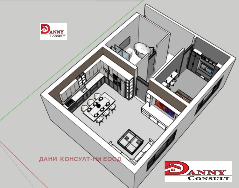 Продава 2-СТАЕН, гр. Велико Търново, Бузлуджа, снимка 1 - Aпартаменти - 48978684