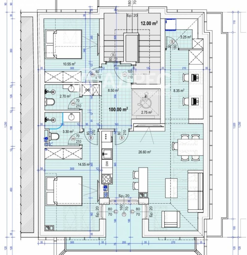 Продава 3-СТАЕН, гр. София, Център, снимка 2 - Апартаменти - 53006466