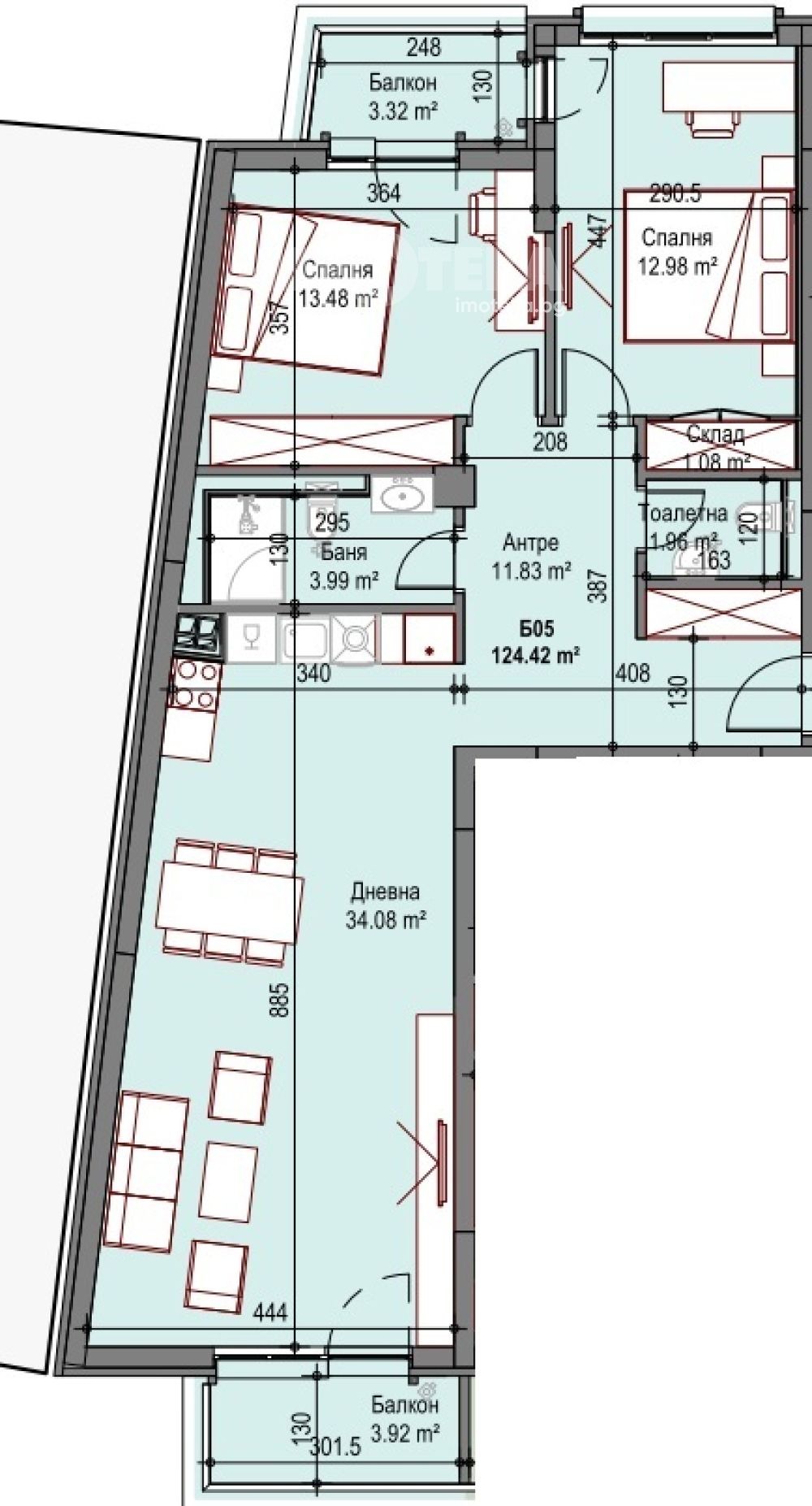 Продава 3-СТАЕН, гр. София, Сухата река, снимка 2 - Апартаменти - 48011104