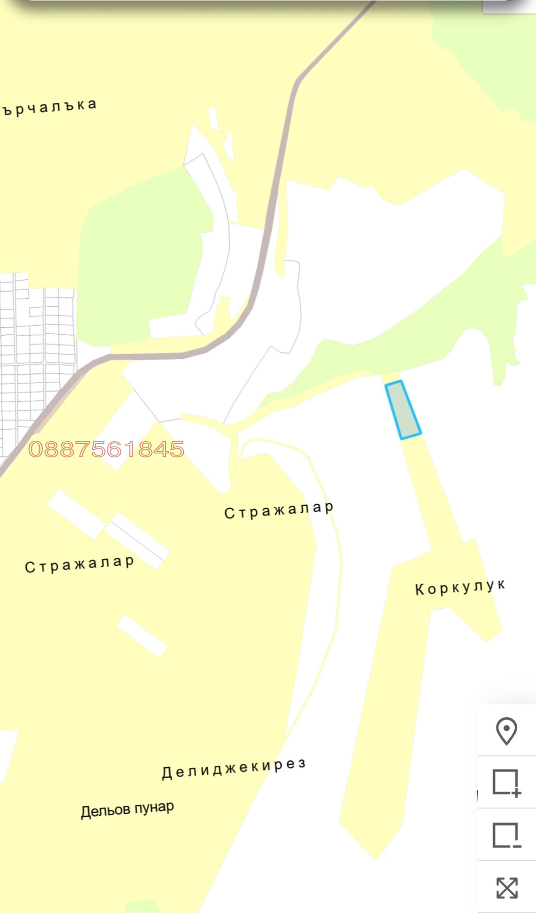 Продава ПАРЦЕЛ, с. Кичево, област Варна, снимка 3 - Парцели - 55653629