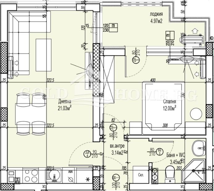Продава 2-СТАЕН, гр. Пловдив, Южен, снимка 2 - Апартаменти - 56092036