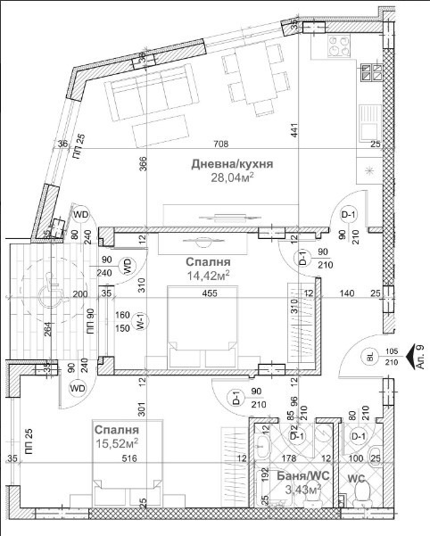 Продава 3-СТАЕН, гр. Варна, Гръцка махала, снимка 1 - Aпартаменти - 47181081