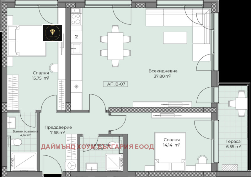 Продава 3-СТАЕН, гр. Пловдив, Остромила, снимка 2 - Aпартаменти - 48763600