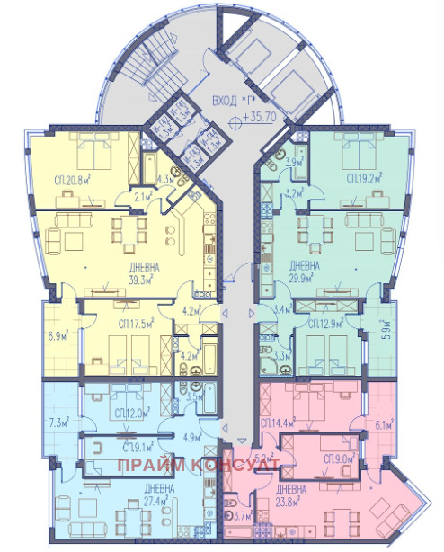 Продава 3-СТАЕН, гр. Пловдив, Младежки Хълм, снимка 11 - Апартаменти - 53248090