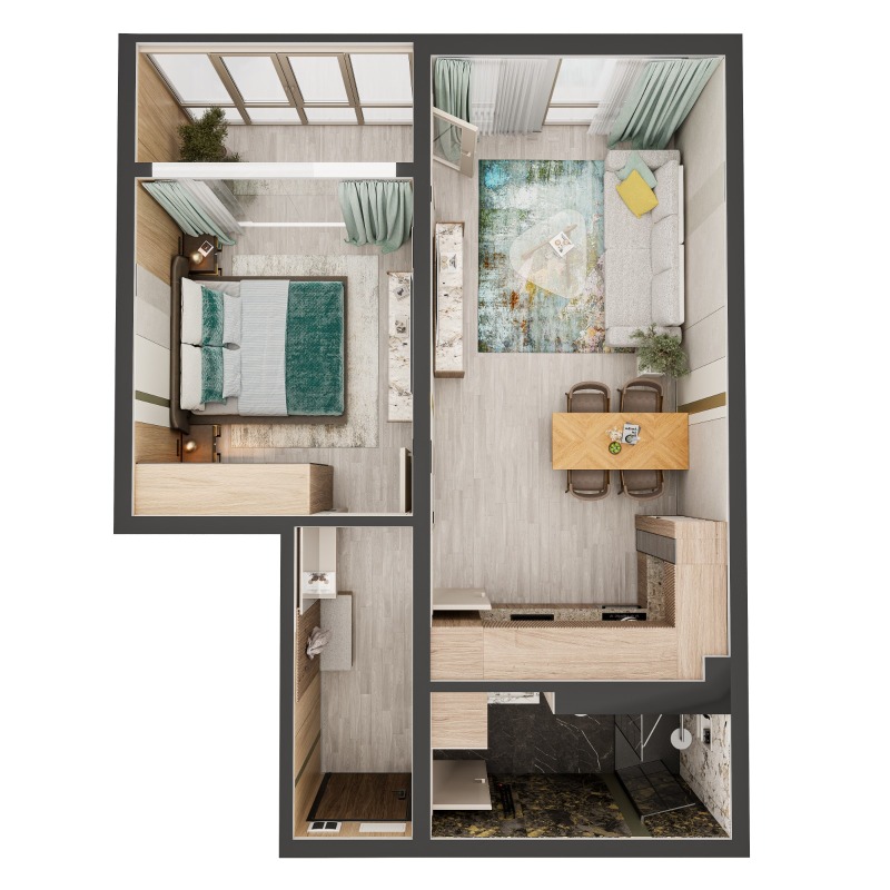 Продава 2-СТАЕН, гр. Русе, Център, снимка 8 - Апартаменти - 53043477