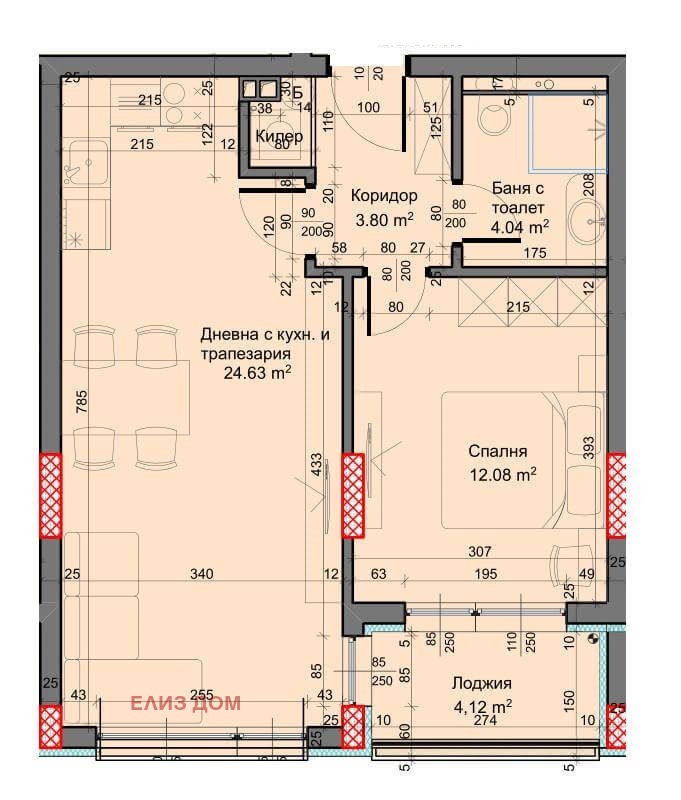 Продава 2-СТАЕН, гр. Варна, м-т Пчелина, снимка 2 - Апартаменти - 54026472