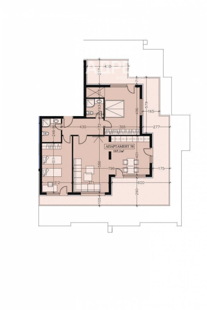 Eladó  2 hálószobás Sofia , Manastirski livadi , 196 négyzetméter | 71097113 - kép [2]