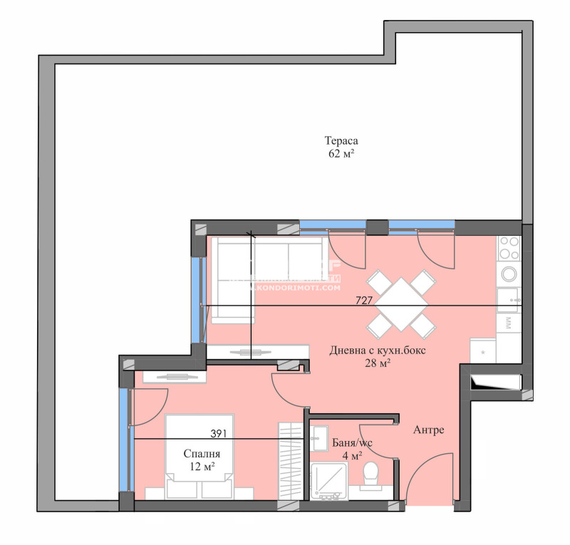 Продаја  1 спаваћа соба Пловдив , Каршијака , 129 м2 | 84474016 - слика [2]