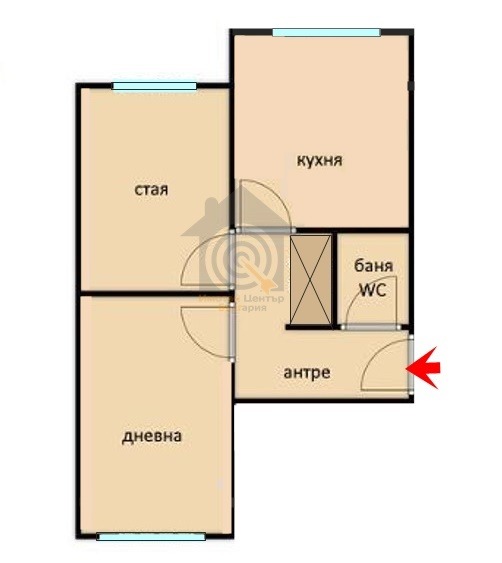 À vendre  1 chambre Sofia , Droujba 2 , 61 m² | 97175121