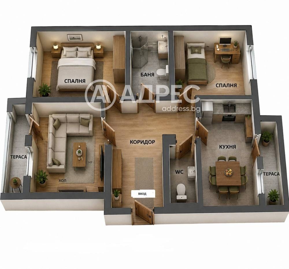 Продава 3-СТАЕН, гр. София, Борово, снимка 3 - Апартаменти - 55617051