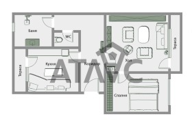 2 Schlafzimmer Wastanitscheski, Plowdiw 5