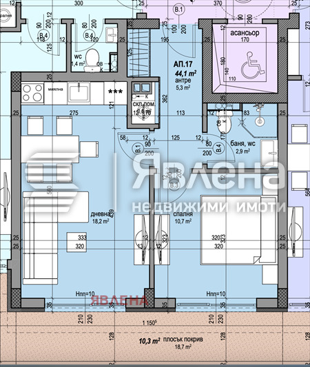 Продава 2-СТАЕН, гр. София, Разсадника, снимка 1 - Aпартаменти - 49069046