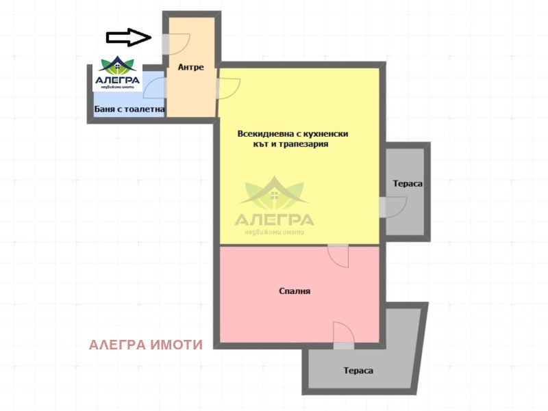 Zu verkaufen  1 Schlafzimmer Pazardschik , Stawropol , 65 qm | 26974792 - Bild [5]