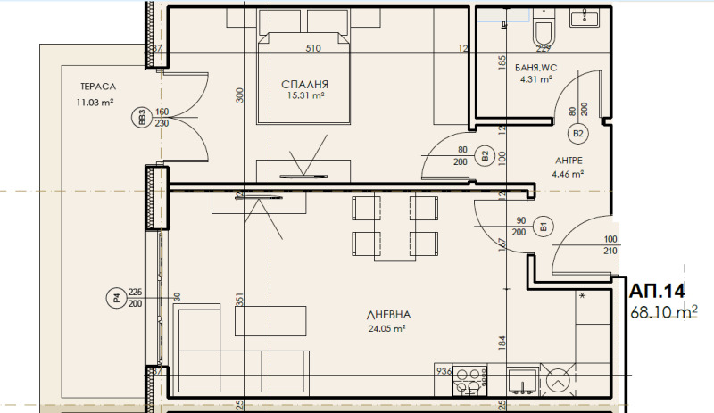 Продава 2-СТАЕН, гр. София, област София-град, снимка 2 - Апартаменти - 52237206