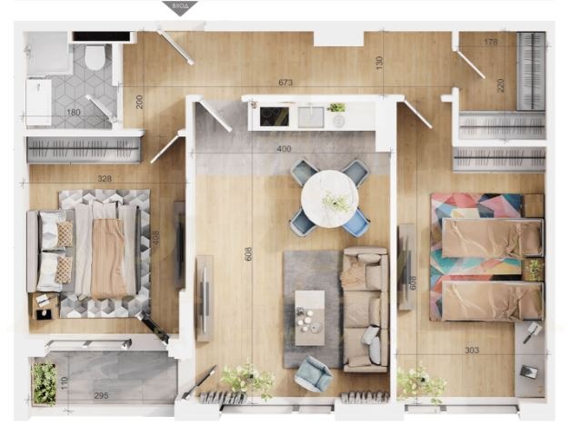 Na prodej  2 ložnice Plovdiv , Trakija , 100 m2 | 55605825