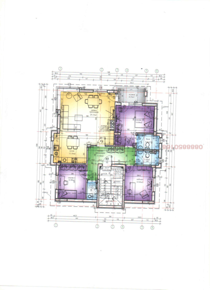 Satılık  3 yatak odası Sofia , m-t Gardova glava , 122 metrekare | 21721626 - görüntü [3]