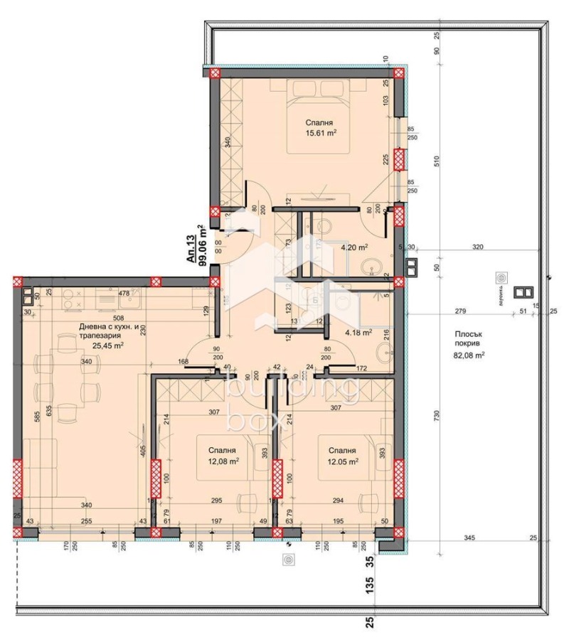 Na sprzedaż  3 sypialnie Warna , m-t Pczelina , 116 mkw | 14277527 - obraz [4]