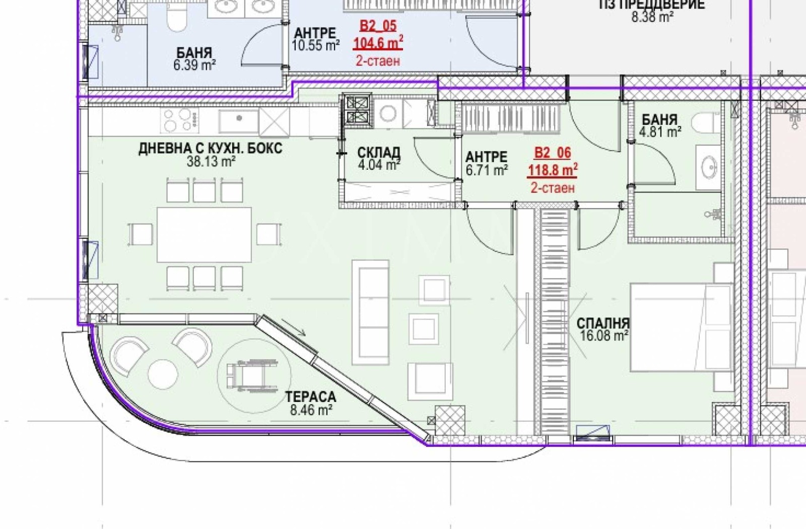 Продава 2-СТАЕН, гр. София, Дианабад, снимка 2 - Апартаменти - 53871167