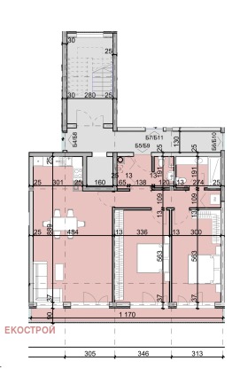 3-стаен град София, Кръстова вада 1