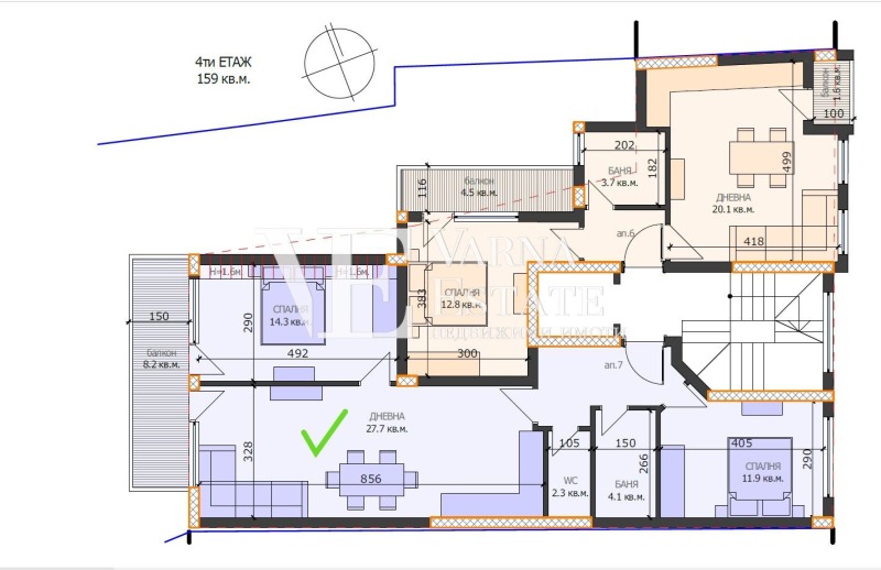 Продава 3-СТАЕН, гр. Варна, Аспарухово, снимка 16 - Aпартаменти - 48585889