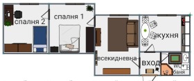 Продава  2-стаен, град София