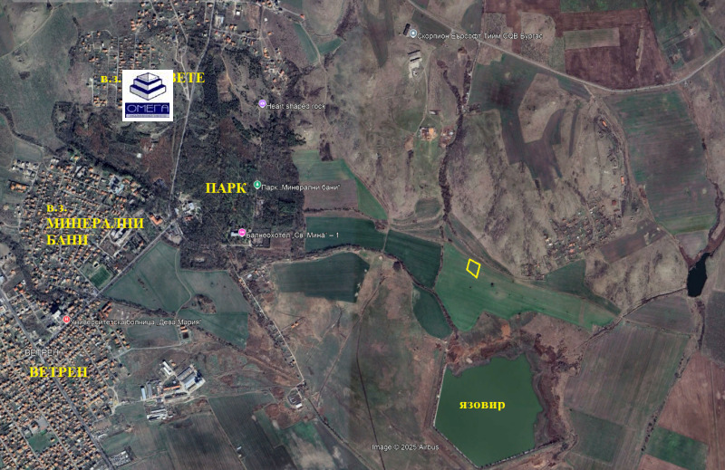 Продава ПАРЦЕЛ, гр. Бургас, Банево, снимка 2 - Парцели - 32929245