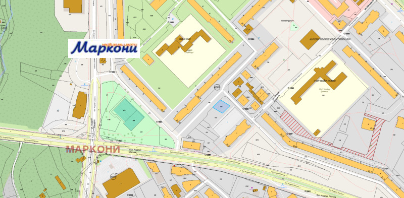 Продава ПАРЦЕЛ в град София, Младост 1 - 371 кв.м / 111 300 € » 217 683.88 лв., МАРКОНИ