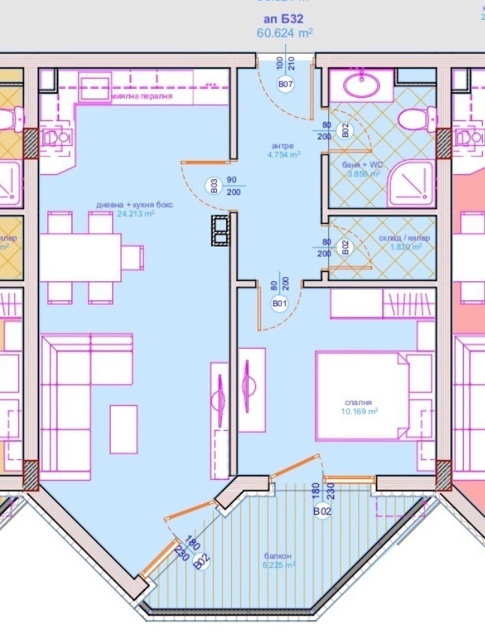 For Sale  1 bedroom Burgas , Sarafovo , 69 sq.m | 13164496 - image [3]