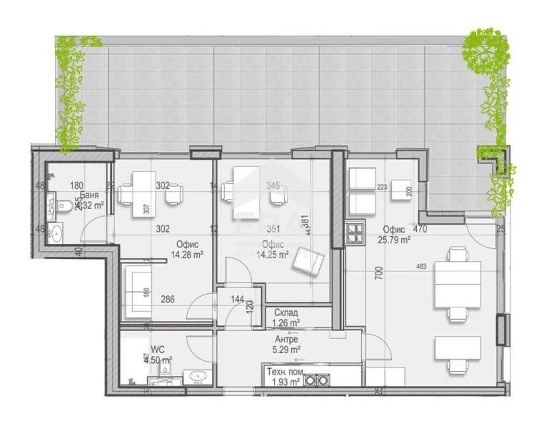 Продава ОФИС, гр. София, Кръстова вада, снимка 6 - Офиси - 53857784