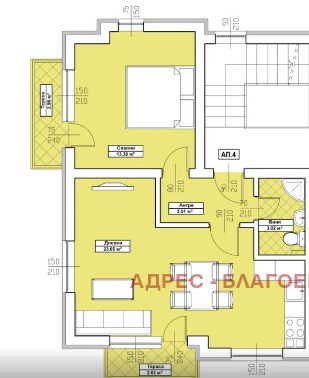 Продава 2-СТАЕН, гр. Благоевград, Еленово 2, снимка 5 - Апартаменти - 53033609