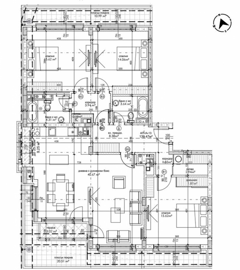 Til salgs  Maisonette Sofia , Krastova vada , 167 kvm | 31684589 - bilde [5]