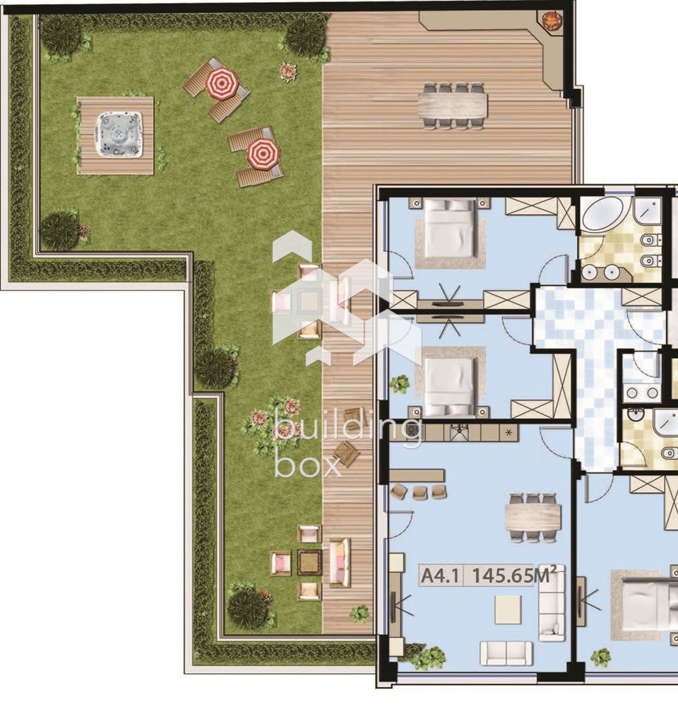 Продава 4-СТАЕН, гр. София, Симеоново, снимка 3 - Апартаменти - 54120564