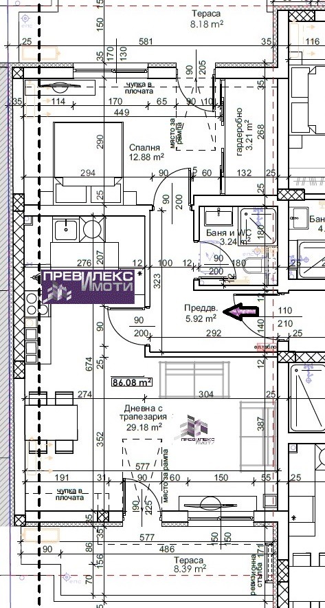 Продава  2-стаен, град Пловдив, Тракия •  108 030 EUR • ID 55124776 — holmes.bg - [1] 