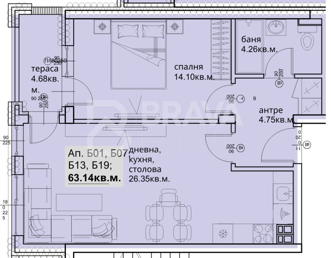 Продава 2-СТАЕН, гр. Пловдив, Кършияка, снимка 2 - Апартаменти - 51342380