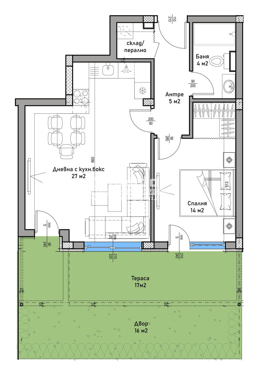 Продава 2-СТАЕН, гр. Пловдив, Христо Смирненски, снимка 2 - Апартаменти - 53777682